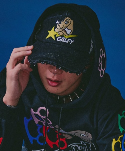 GALFY（ガルフィー） メッシュキャップ キャップ 帽子 「GALFY」星の