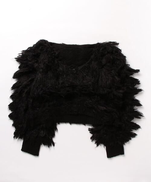 「SNIDEL」 ニットカーディガン FREE ブラック レディース_画像2