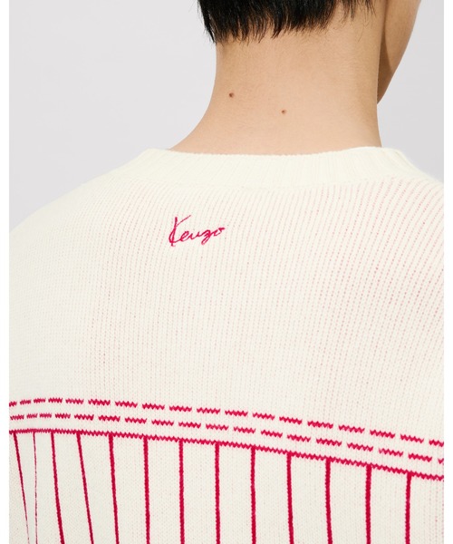 カーディガン 'KENZO Trompe L'oeil' カーディガン イン コットン ウール メンズの画像