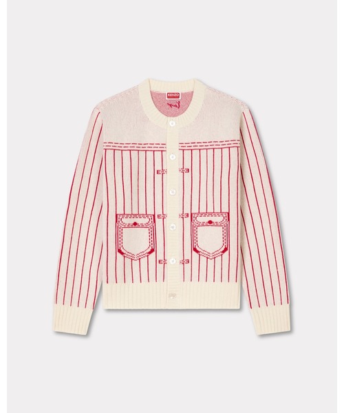カーディガン 'KENZO Trompe L'oeil' カーディガン イン コットン ウール メンズの画像