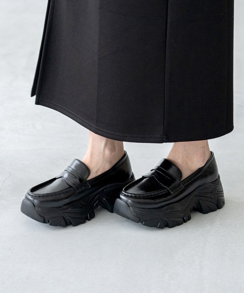 「menue」 シューズ 39 ブラック レディース_画像7