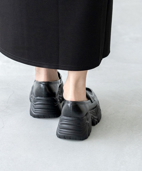 「menue」 シューズ 39 ブラック レディース_画像9