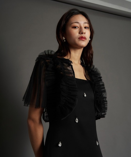 ドレス satin bijou set dress