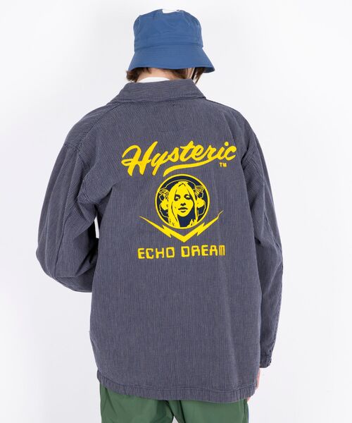 ブルゾン アウター HYSTERIC ECHO DREAM刺繍 カバーオールジャケット メンズの画像