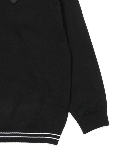 ohga 洗えるニット　ブラック　新品未使用 The DUFFER of ST.GEORGE（ザダファーオブセントジョージ） セーター