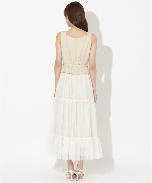 AND COUTURE（アンドクチュール） ワンピース 異素材ドッキング