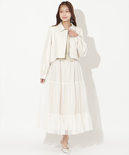 AND COUTURE（アンドクチュール） ワンピース 異素材ドッキング