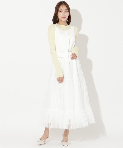 AND COUTURE（アンドクチュール） ワンピース 異素材ドッキング