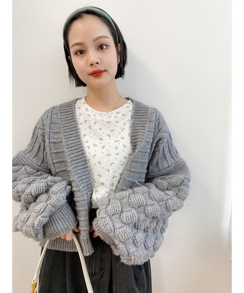 「JUMELLE」 長袖カットソー FREE パープル レディース_画像8