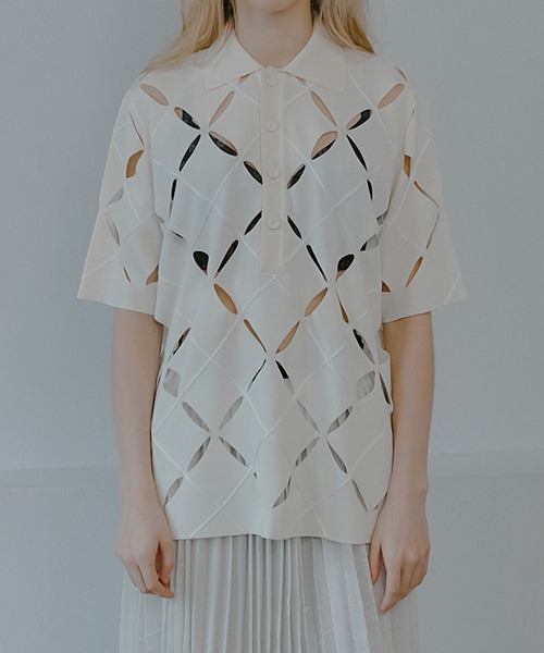 irene ニット iRENE（アイレネ）の「Diamond Slit Knit（ニット/セーター）」 - WEAR