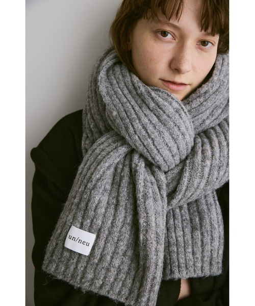 「un/neu」 ストール FREE イエロー レディース_画像9