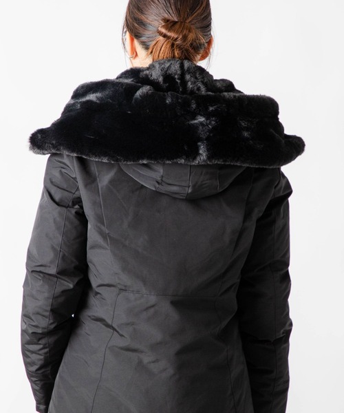 「WOOLRICH」 コート MEDIUM ネイビー レディースの画像