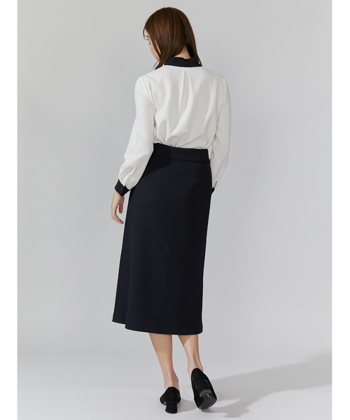 「TONAL」 長袖ブラウス 38 グレー レディース_画像7