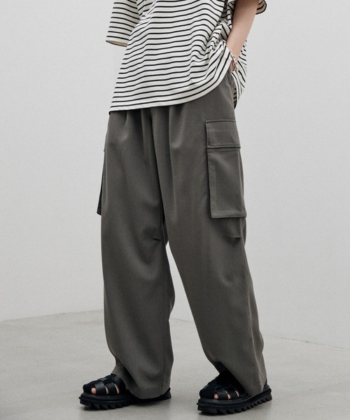 WYM LIDNM 「WYM LIDNM」 カーゴパンツ L グレー メンズ : ZOZOTOWN 