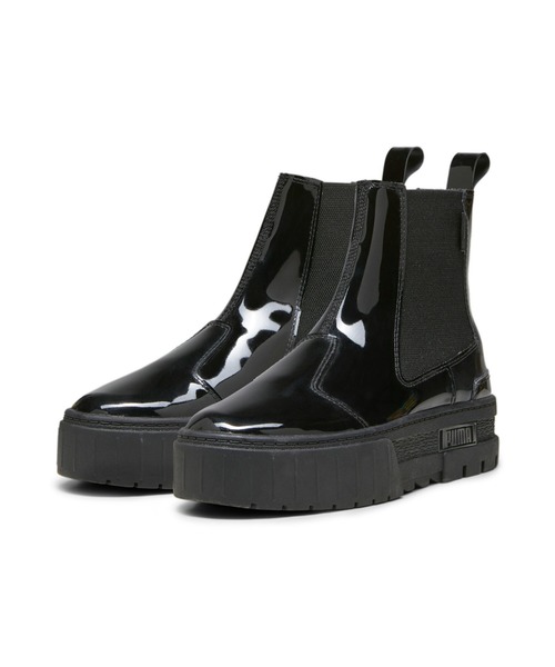 「PUMA」 ショートブーツ 24.5cm オフホワイト レディース_画像6