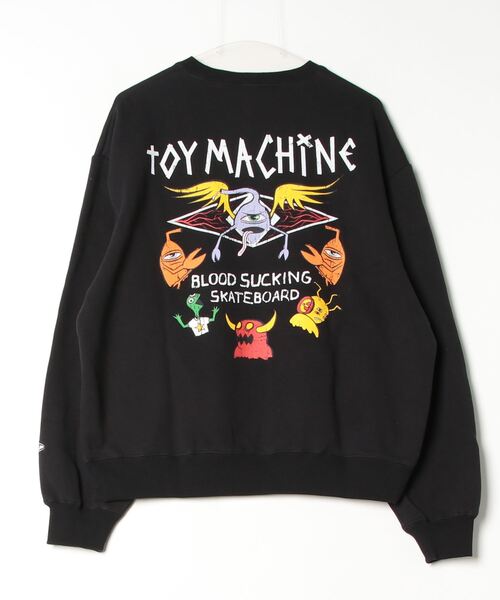 「TOY MACHINE」 スウェットカットソー M ブラック メンズ_画像2