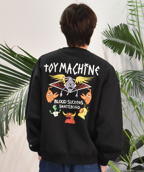 「TOY MACHINE」 スウェットカットソー M ブラック メンズ_画像5