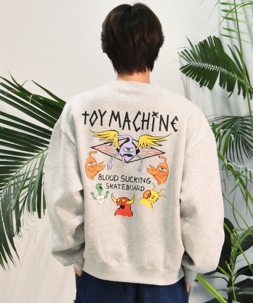 「TOY MACHINE」 スウェットカットソー M ブラック メンズ_画像6