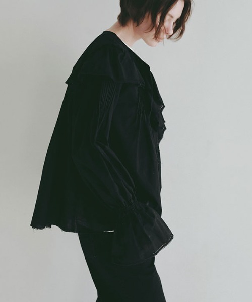 ETRE TOKYO（エトレトウキョウ） リネンシャツ ブラウス シャツ カット