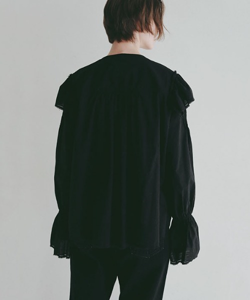 ETRE TOKYO（エトレトウキョウ） リネンシャツ ブラウス シャツ カット