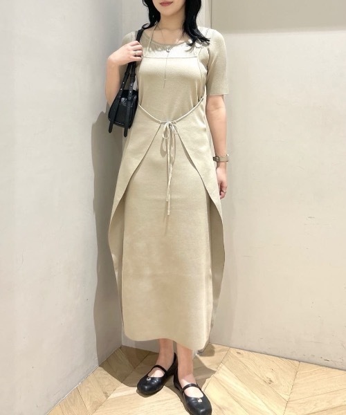 STYLEMIXER（スタイルミキサー） ワンピース 夏 2ピースラップキャミ