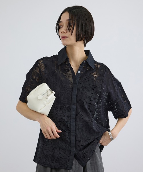 SALON adam et rope'（サロン アダム エ ロペ） ブラウス シャツ 「WEB