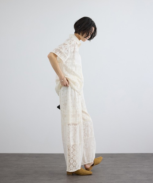SALON adam et rope'（サロン アダム エ ロペ） ブラウス シャツ 「WEB