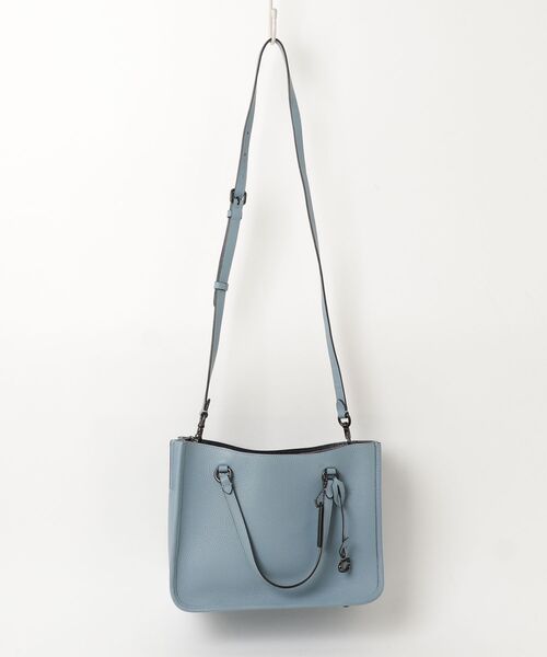 「COACH」 2WAYバッグ フリ- ブルー系その他 レディース