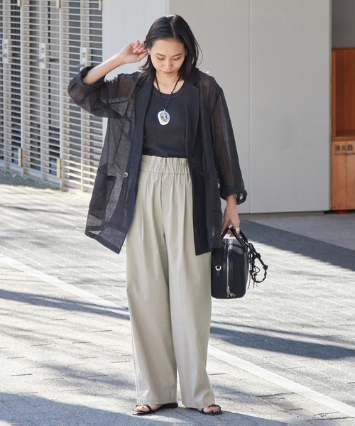 「JOURNAL STANDARD」 パンツ 38 ブラック レディース_画像4
