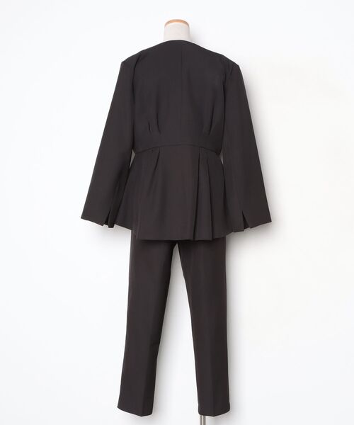「RUIRUE BOUTIQUE」 パンツスーツ L ブラック レディースの画像