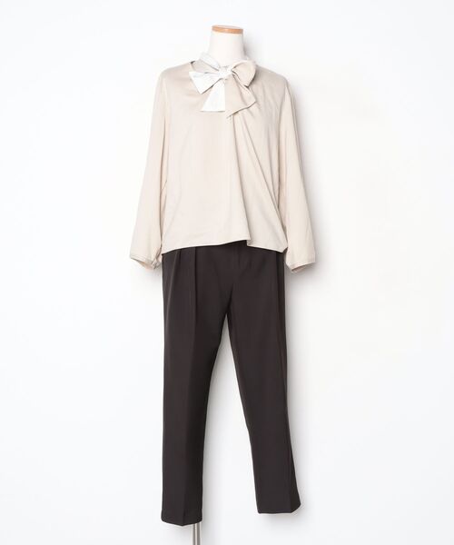 「RUIRUE BOUTIQUE」 パンツスーツ L ブラック レディースの画像