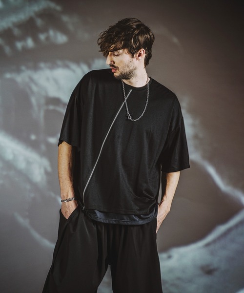 「NO ID.」 半袖Tシャツ ONE SIZE ブラック メンズ_画像5