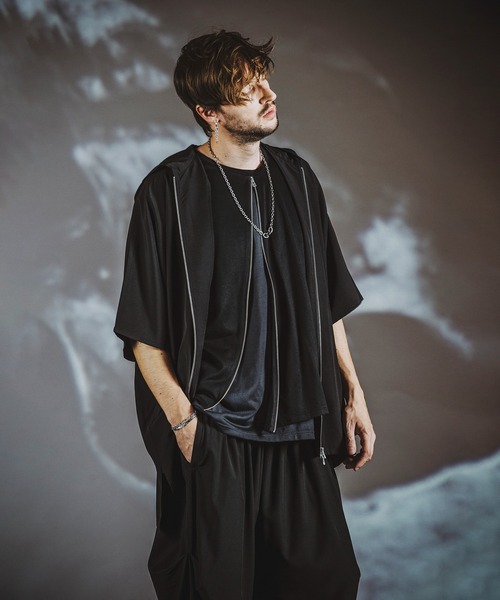 「NO ID.」 半袖Tシャツ ONE SIZE ブラック メンズ_画像9