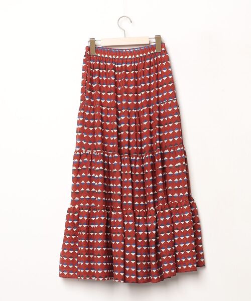 「STYLE DELI」 ロングスカート SMALL レッド系その他 レディース_画像2