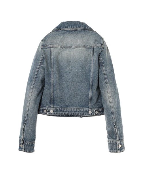 コート アウター SIGNATURE DENIM TRUCKER JACKET VESDBL002DE0041 レディースの画像