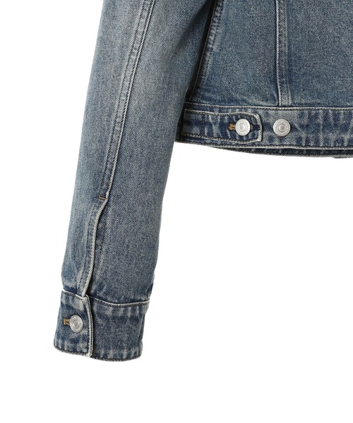 コート アウター SIGNATURE DENIM TRUCKER JACKET VESDBL002DE0041 レディースの画像