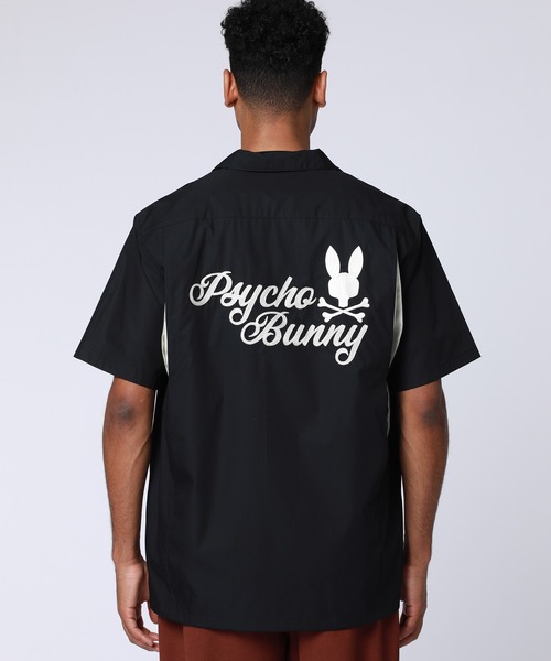Psycho Bunny（サイコバニー） シャツ オープンカラー ボーリング