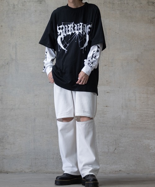 「JOHN'S CLOSET」 パンツ LARGE ブラック メンズ_画像7