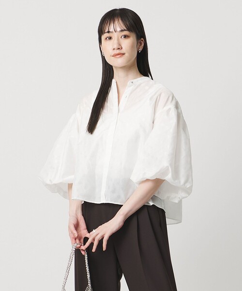 【今シーズン★販売中】BEAUTY&YOUTH ドットシアーブラウス UNITED ARROWS（ユナイテッドアローズ） ブラウス シャツ シアー
