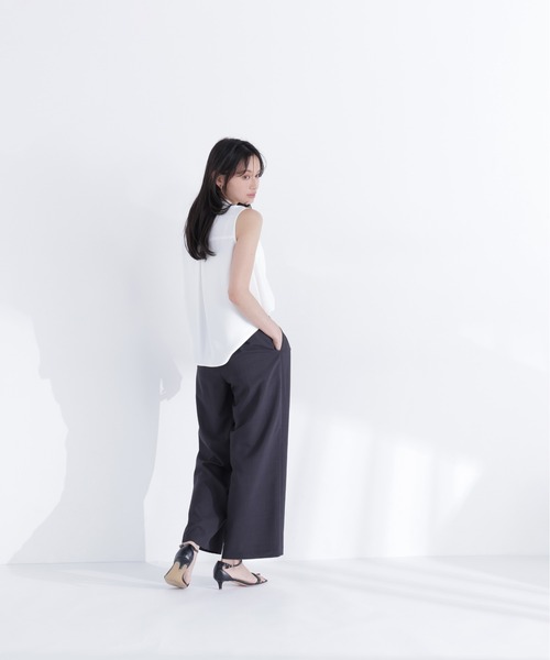 パンツ 「ちょうど、いい服」夏の本命ワイドパンツ レディースの画像