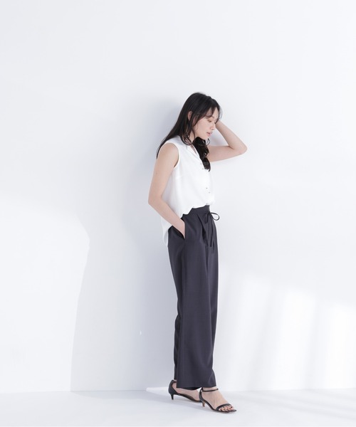 パンツ 「ちょうど、いい服」夏の本命ワイドパンツ レディースの画像