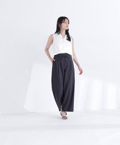 パンツ 「ちょうど、いい服」夏の本命ワイドパンツ レディースの画像