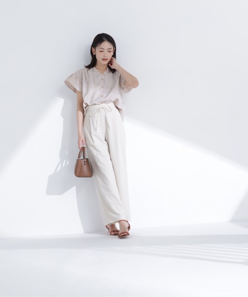 パンツ 「ちょうど、いい服」夏の本命ワイドパンツ レディースの画像