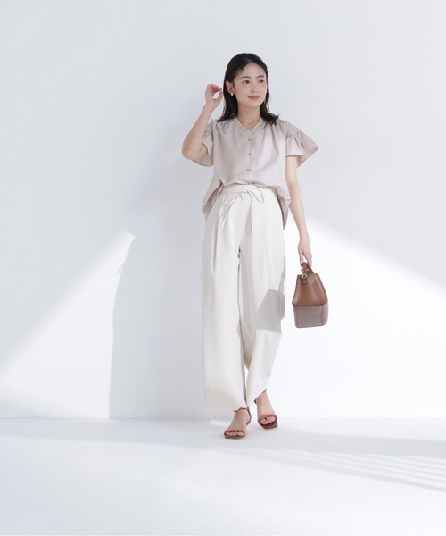 パンツ 「ちょうど、いい服」夏の本命ワイドパンツ レディースの画像