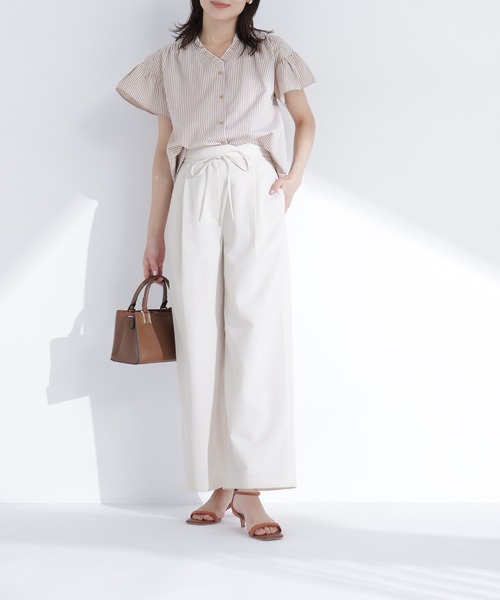 パンツ 「ちょうど、いい服」夏の本命ワイドパンツ レディースの画像