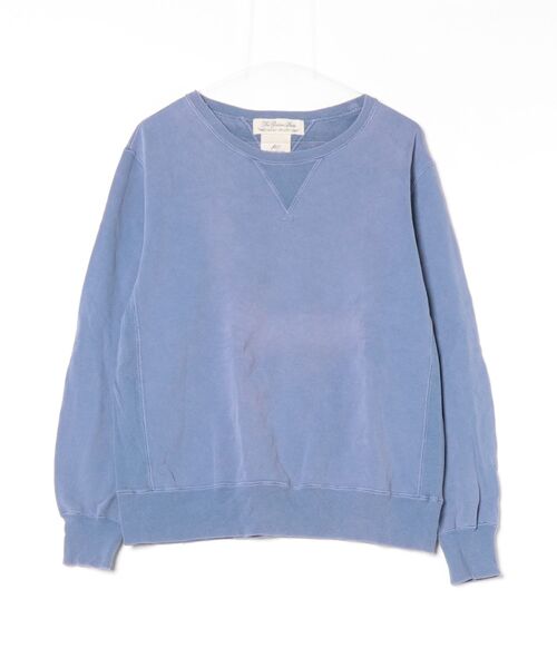 REMI RELIEF 長袖トレーナー 新品 REMI RELIEF（レミ レリーフ） スウェットカットソー MEDIUM ブルー
