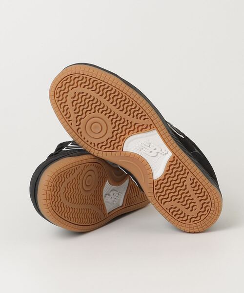 「New Balance」 ローカットスニーカー 24.5cm ブラック メンズ_画像3