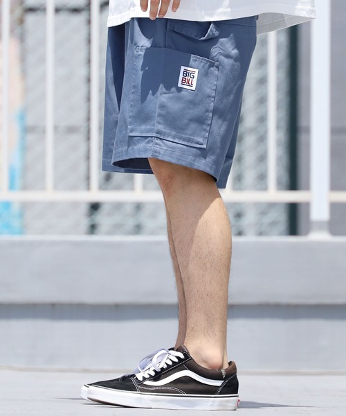 「BIG BILL」 カーゴパンツ X-LARGE ブルー メンズ_画像3