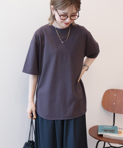 AMERICAN HOLIC（アメリカンホリック） tシャツ 半袖 裾ラウンドT