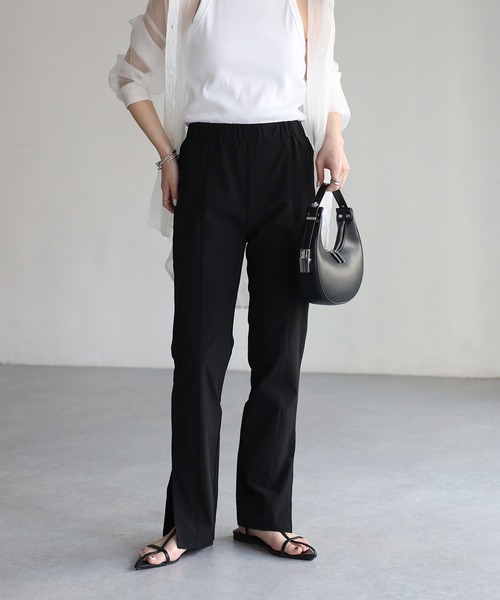 「Riberry」 スラックス MEDIUM ブラック レディース_画像2